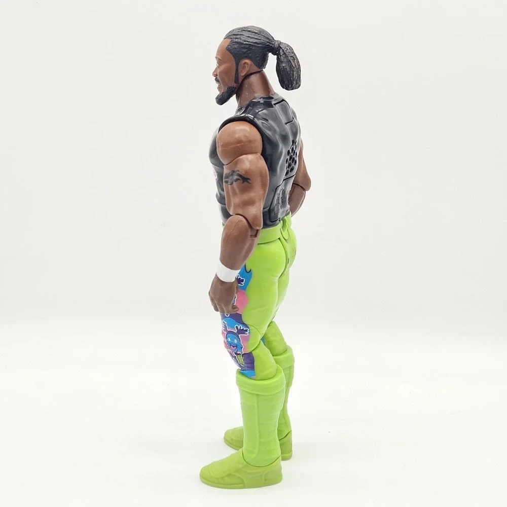 Mattel WWE Kofi Kingston Tough Talkers Action Figure New Day Booty-O's 6